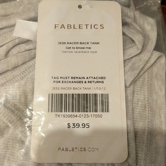Fabletics Jess Racer Back Tank, Size Large - Picture 4 of 4